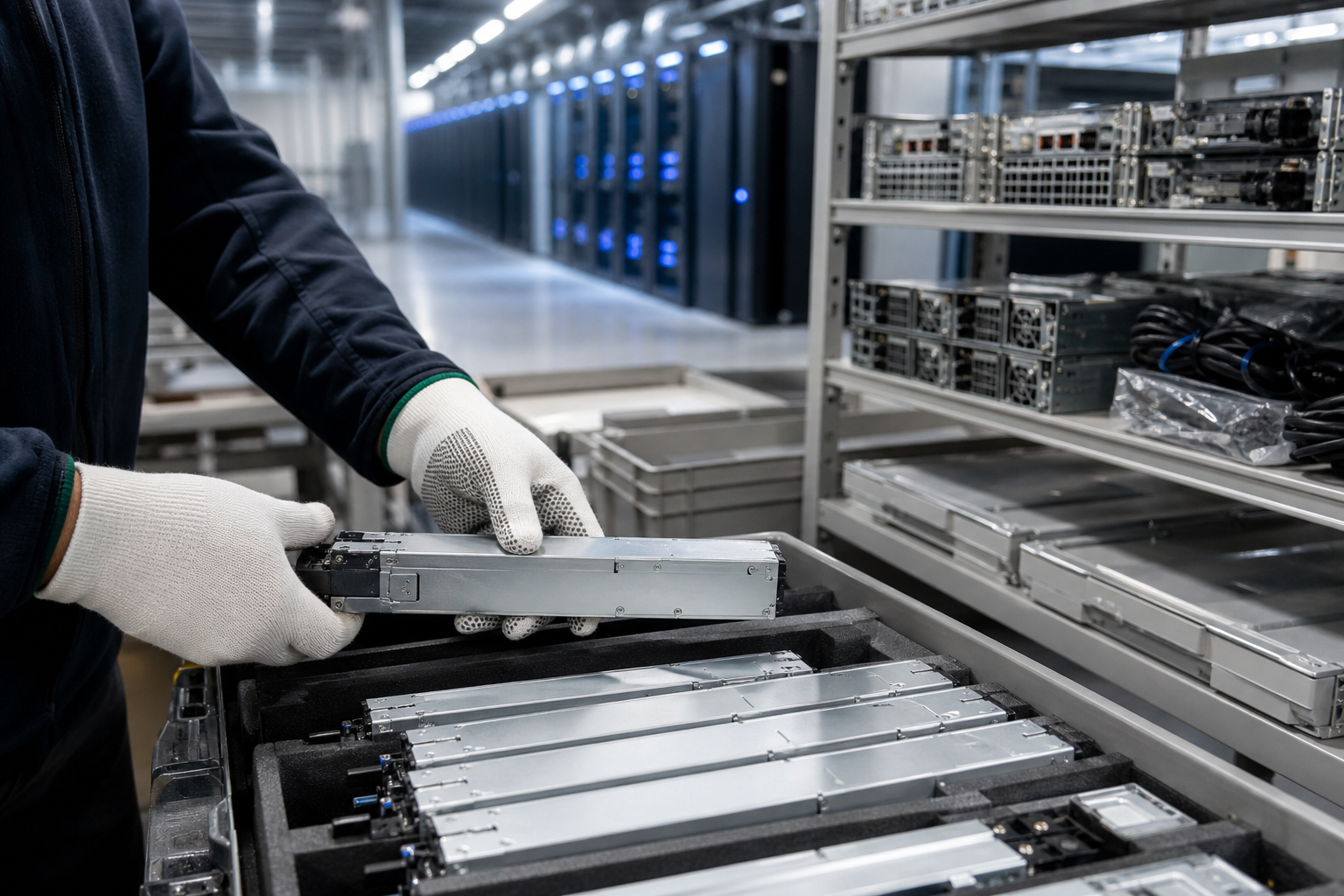 Imagen sobre expansión de hardware y centros de datos para IA en España