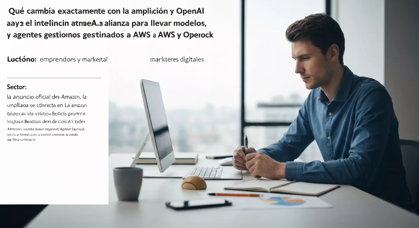 Imagen dentro del artículo para la sección: Qué cambia exactamente con la ampliación entre AWS y OpenAI.